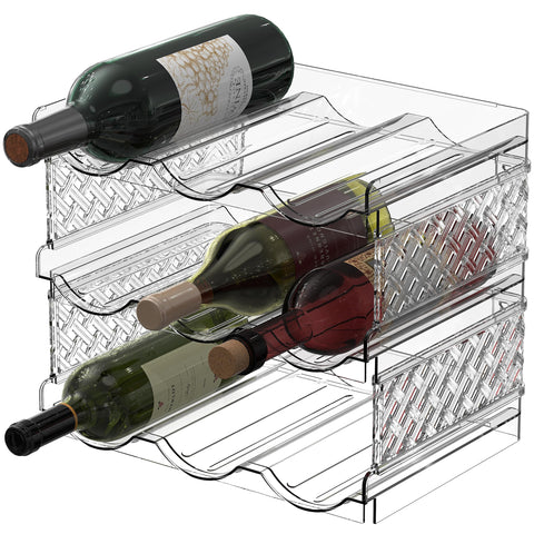 Simple Houseware: uso versátil en cocina y refrigerador para organizar bebidas.