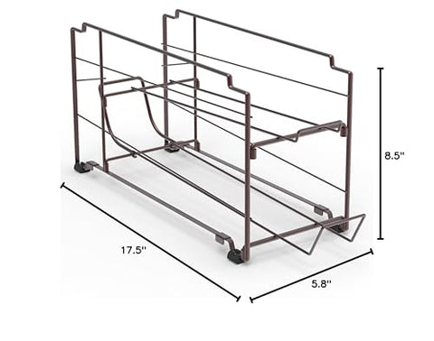 Simple Houseware: rack apilable que maximiza espacio en despensa y nevera