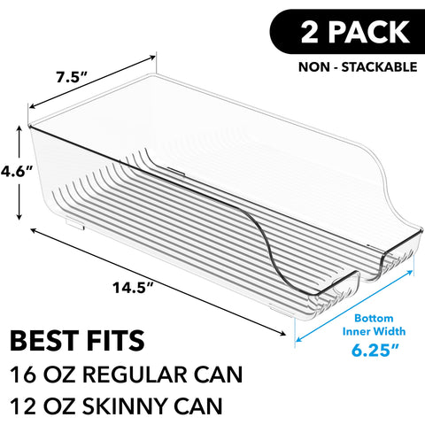Organizador Simple Houseware de dos niveles para almacenamiento eficiente de latas