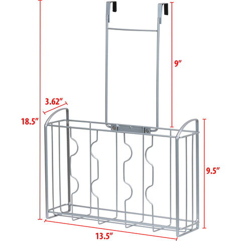 Simple Houseware organizador de puerta para gabinete: montaje y fácil acceso.