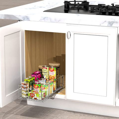 Sistema deslizante Simple Houseware ofrece movimiento suave y accesibilidad.