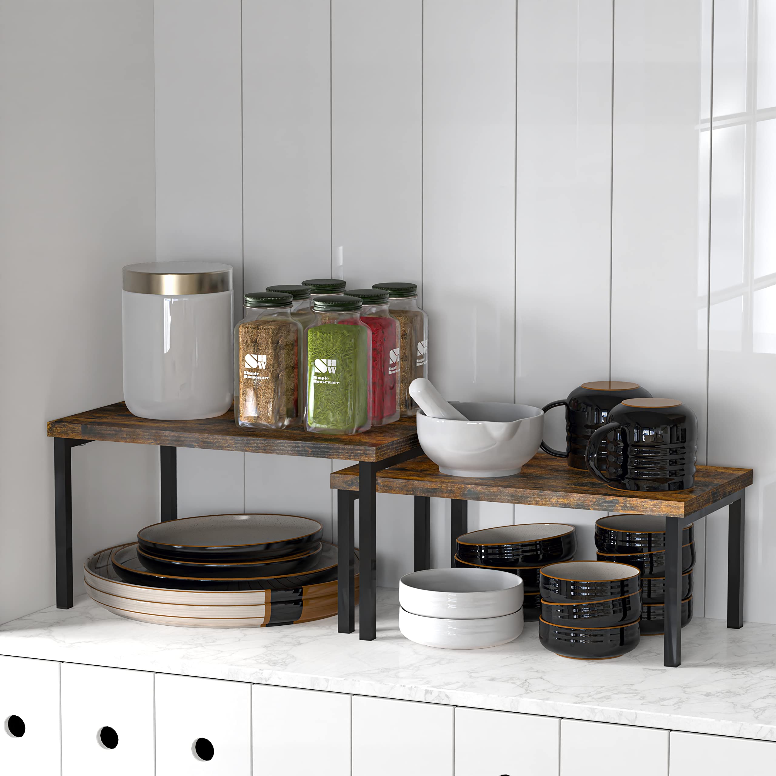 Simple Houseware solución práctica para organizador de mostrador en la cocina