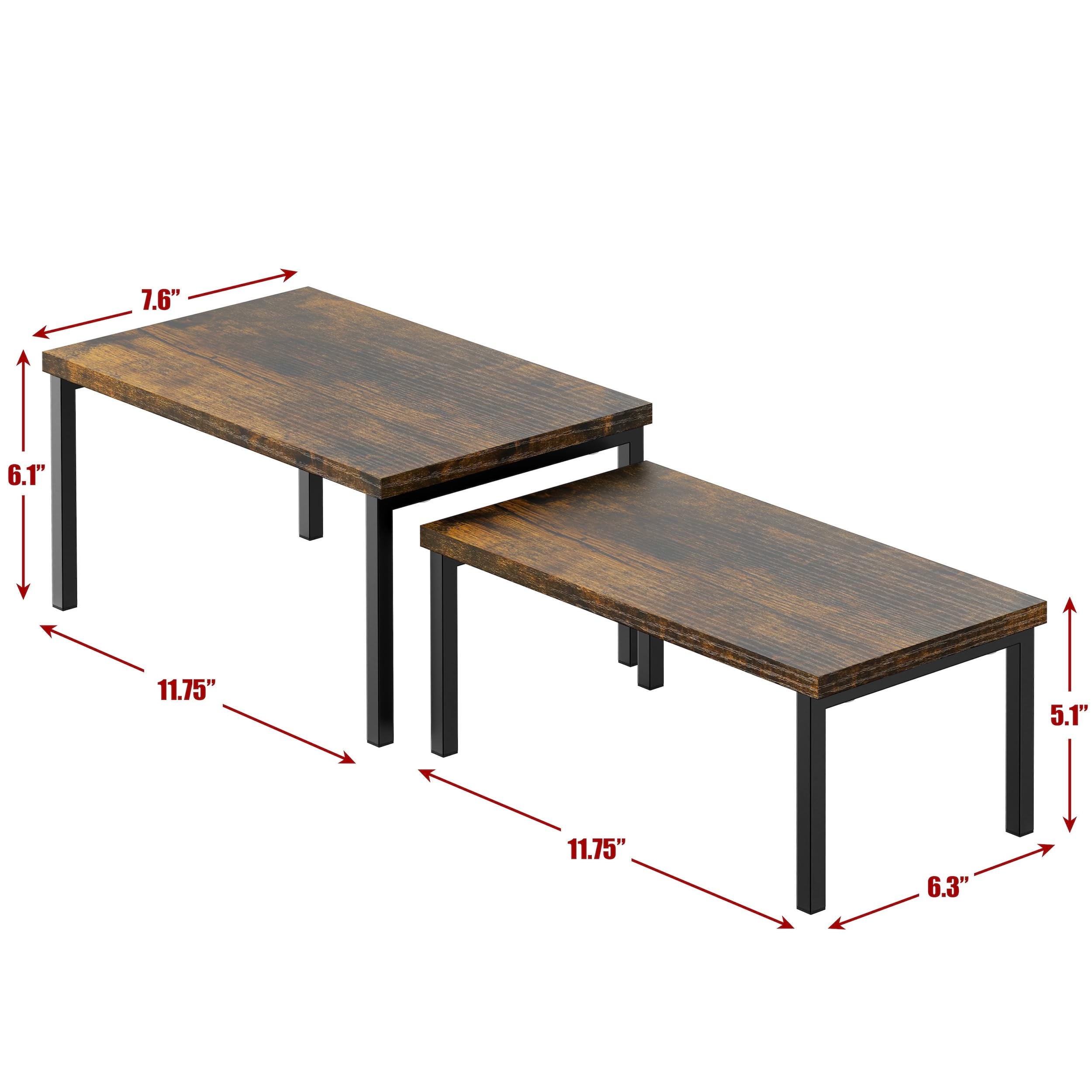 Simple Houseware superficie MDF resistente para apoyar tazas y utensilios