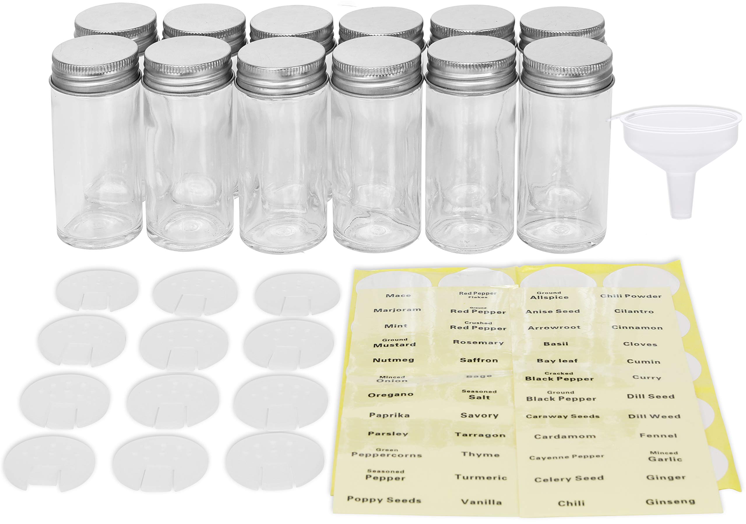Simple Houseware tapas agitadoras para dosificar especias con precisión