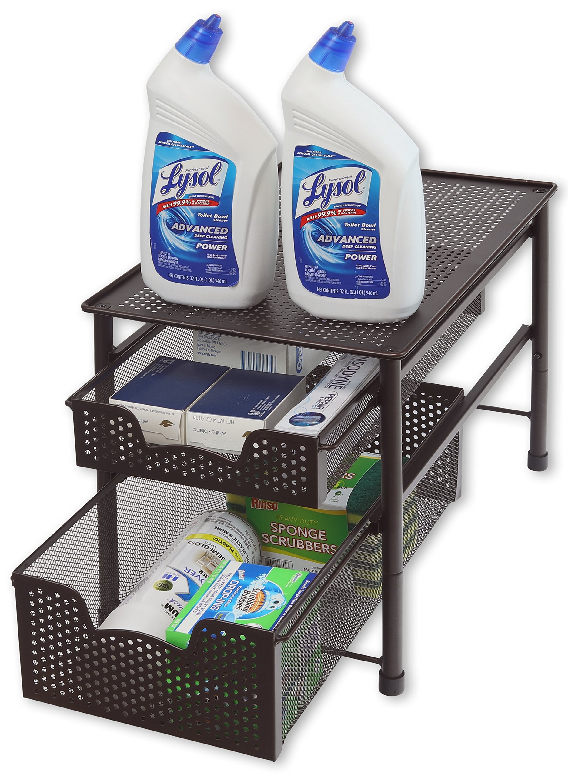 Simple Houseware uso en armarios y despensas para optimizar espacio.