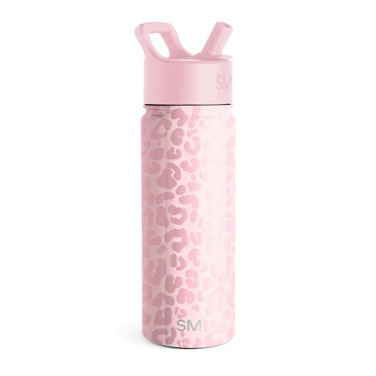 Simple Modern botella Summit frontal blush leopard, diseño atractivo y resistente