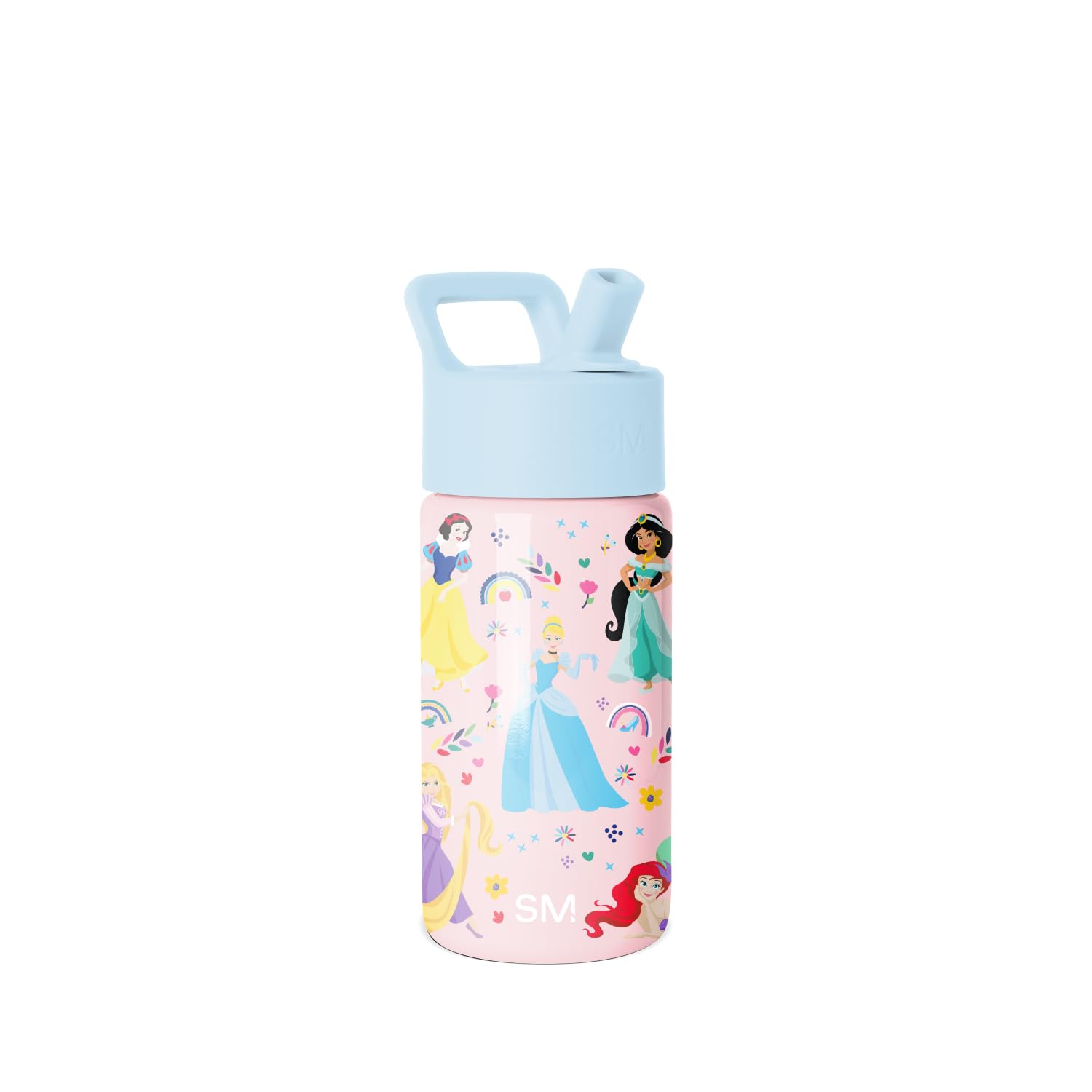 Simple Modern botella Disney Princess vista frontal con diseño atractivo y práctica