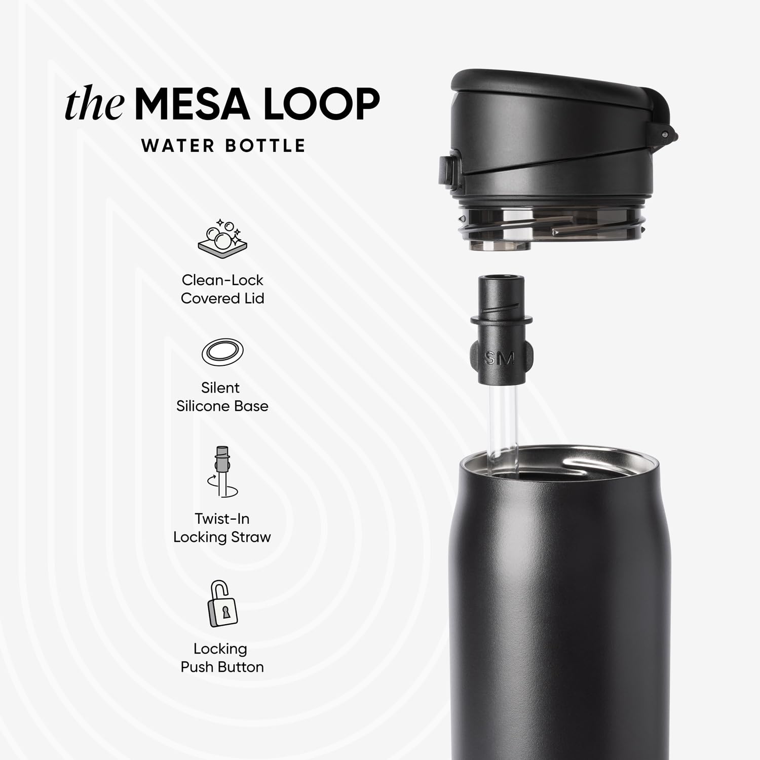 Simple Modern Mesa Loop asa integrada, transporte cómodo con una mano