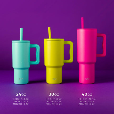 Simple Modern Stitch conjunto familiar combinando vasos infantil y adulto