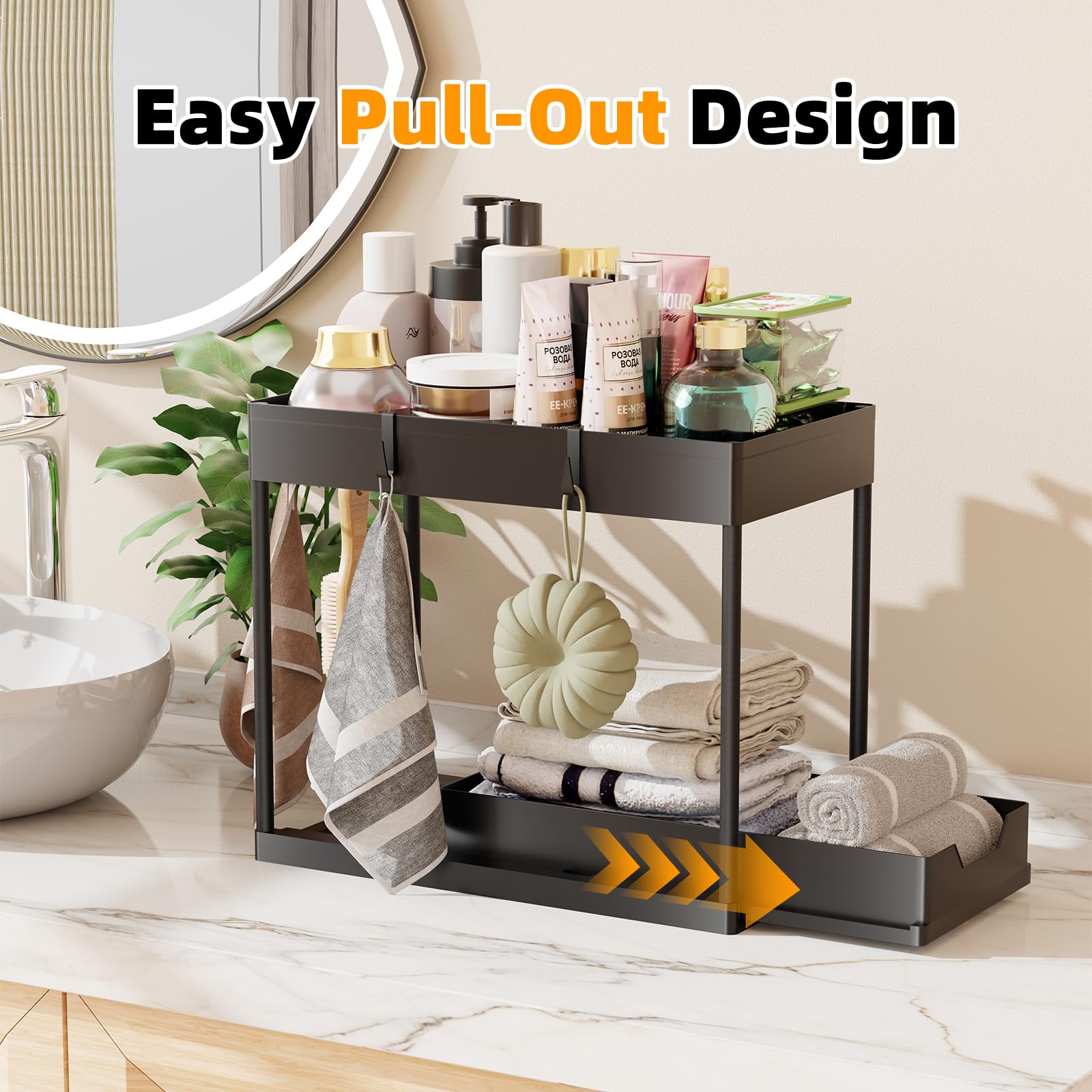 Simple Trending estante deslizante para almacenamiento compacto.