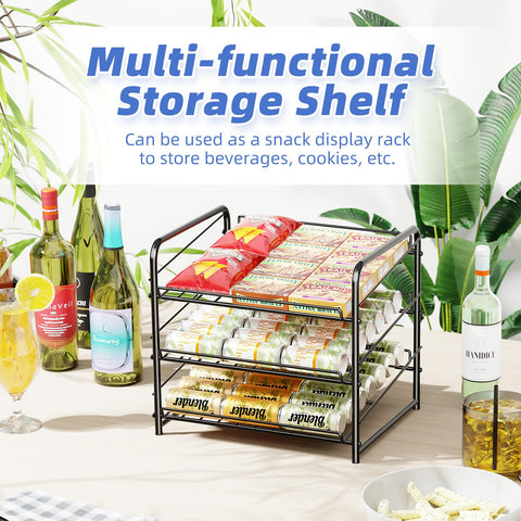 Estructura metálica negra del organizador Simple Trending, cocina duradera