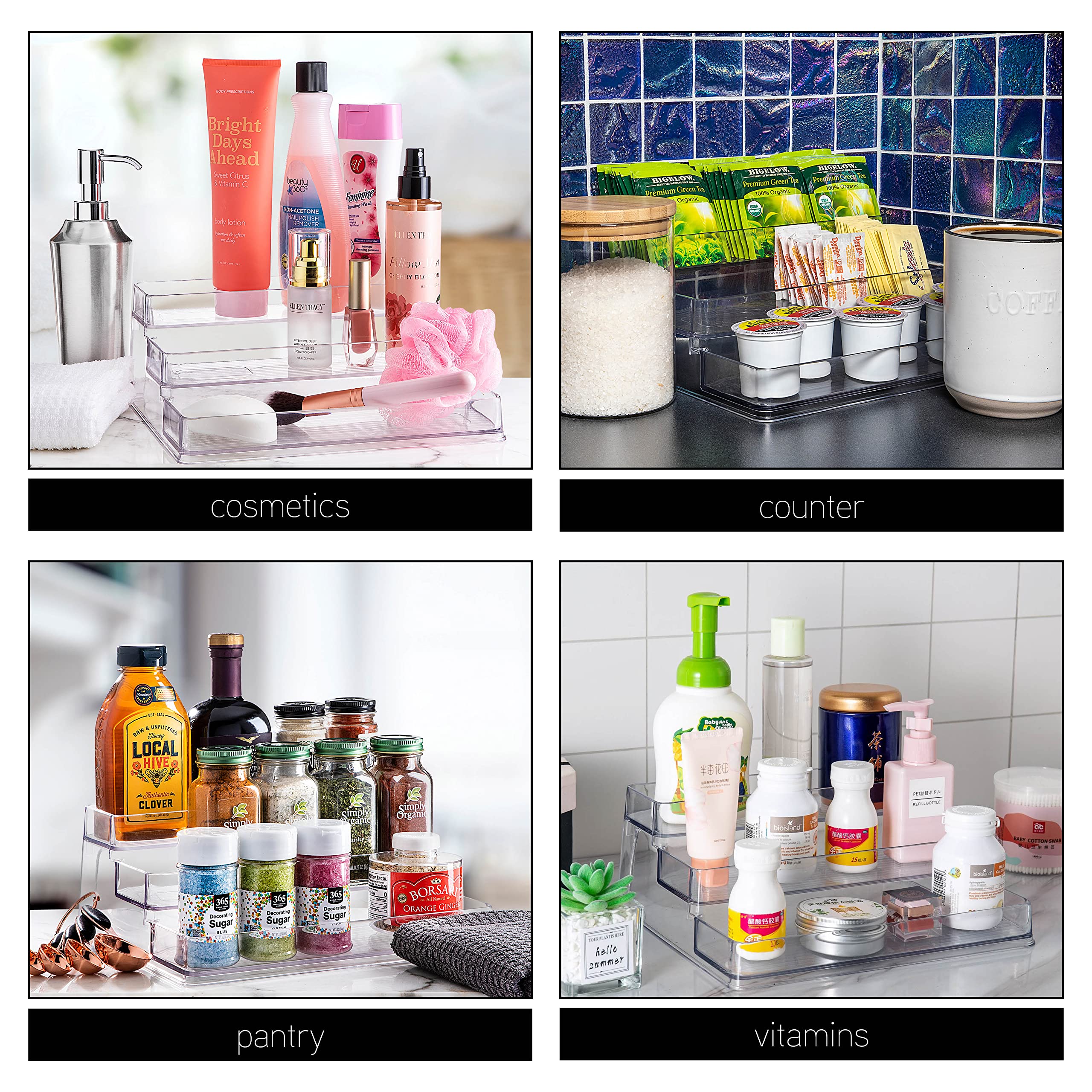 SIMPLEMADE estante, conjunto de dos, ahorro de espacio.