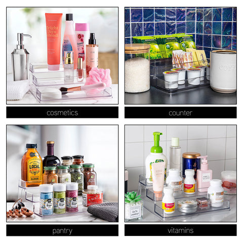 SIMPLEMADE estante, conjunto de dos, ahorro de espacio.