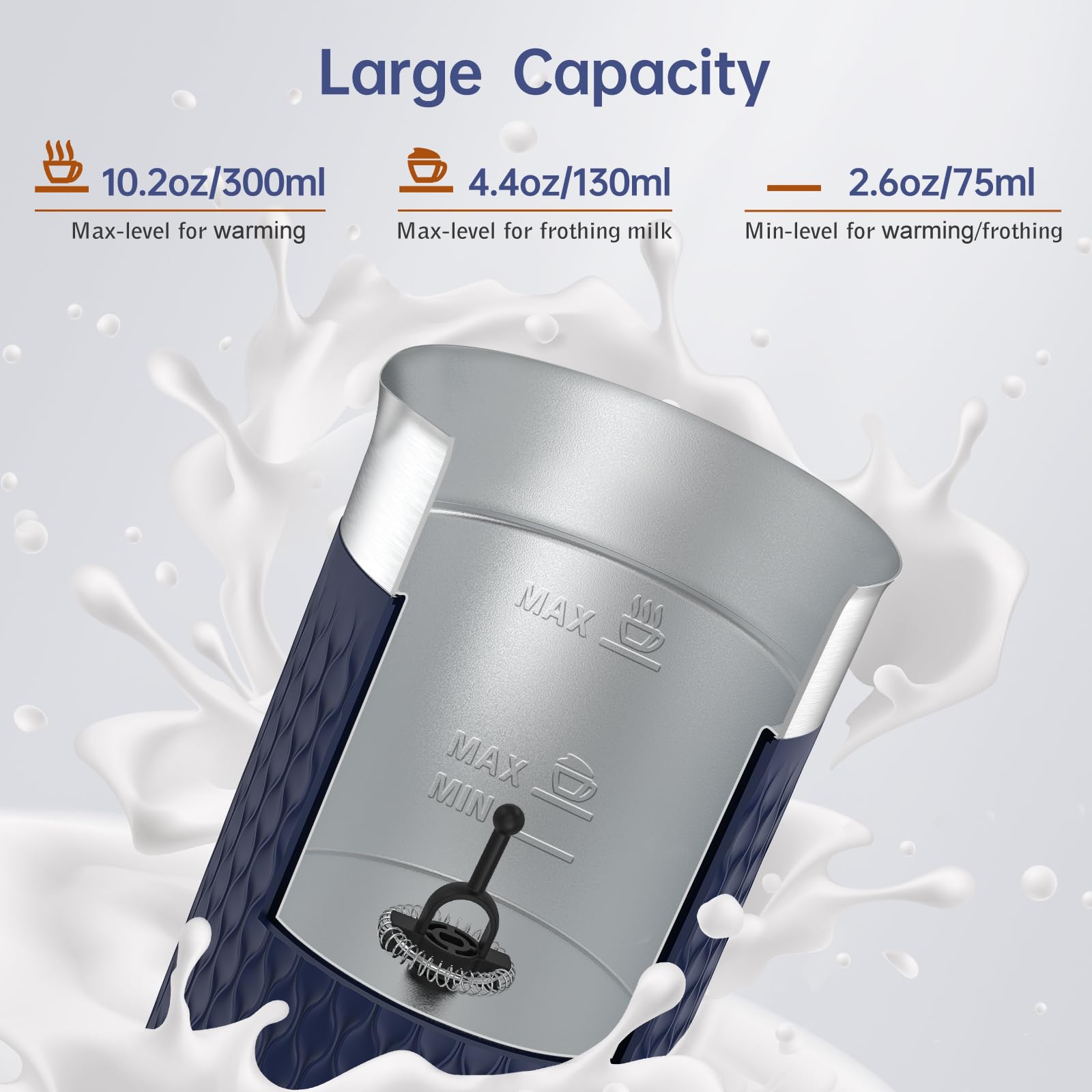 SIMPLETASTE espuma aireada para latte y bebidas suaves
