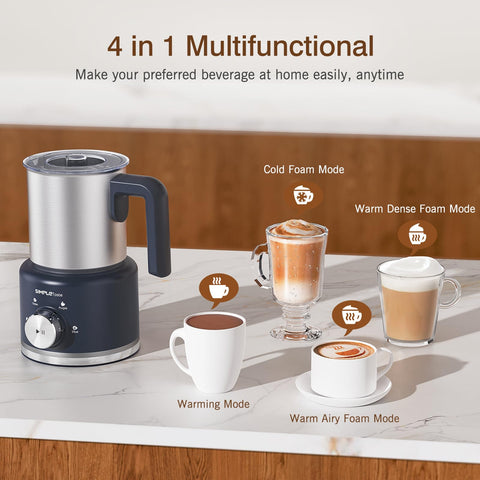 SIMPLETASTE espumador con capacidad de 500 ml para desayunos familiares