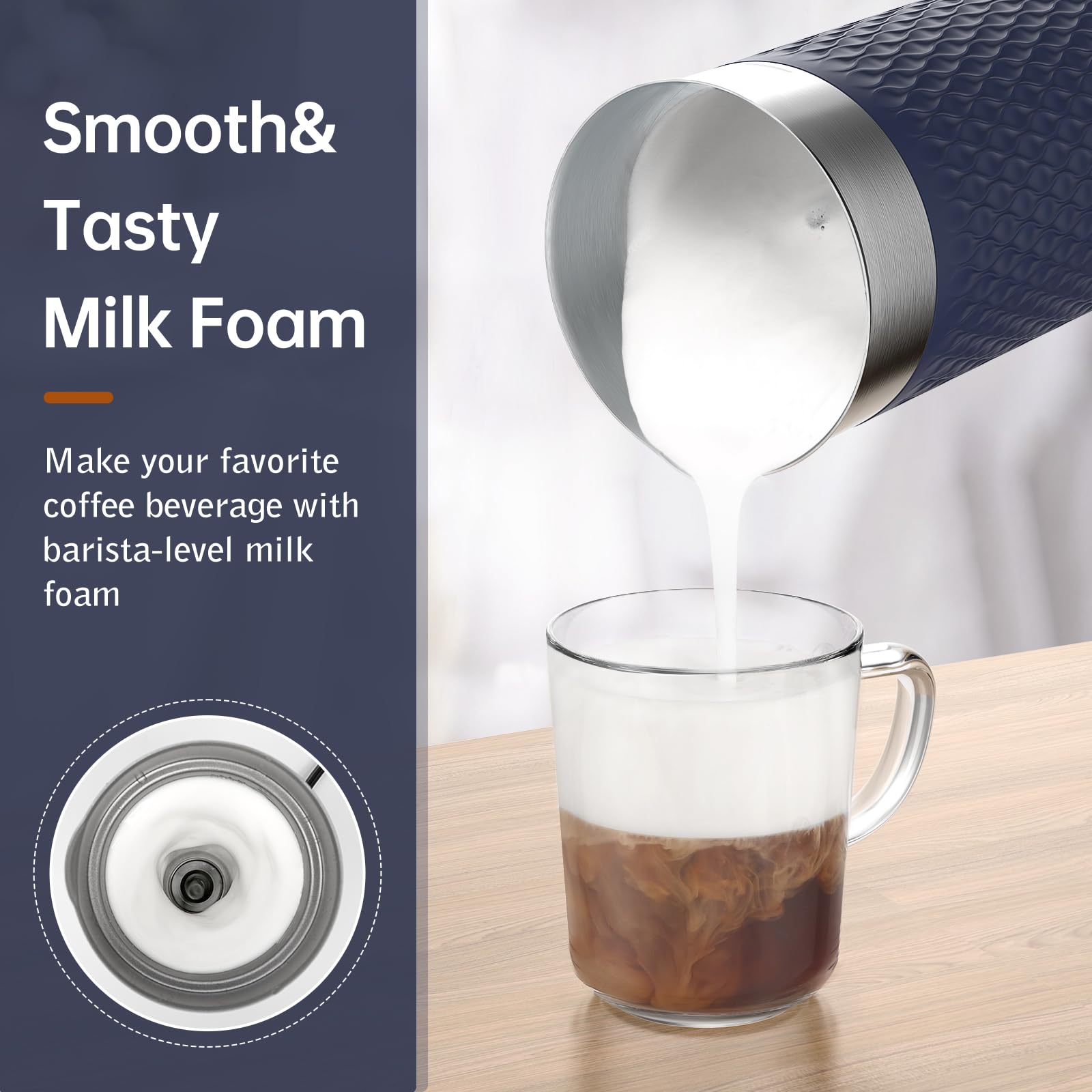 SIMPLETASTE leche caliente para chocolate con textura suave