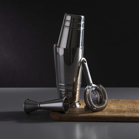 SIMPLURA STUDIO colador Hawthorne acero inoxidable, filtrado suave para cócteles.