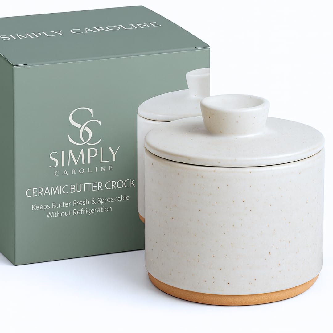 Sello de agua interior de Simply Caroline mantiene la mantequilla fresca