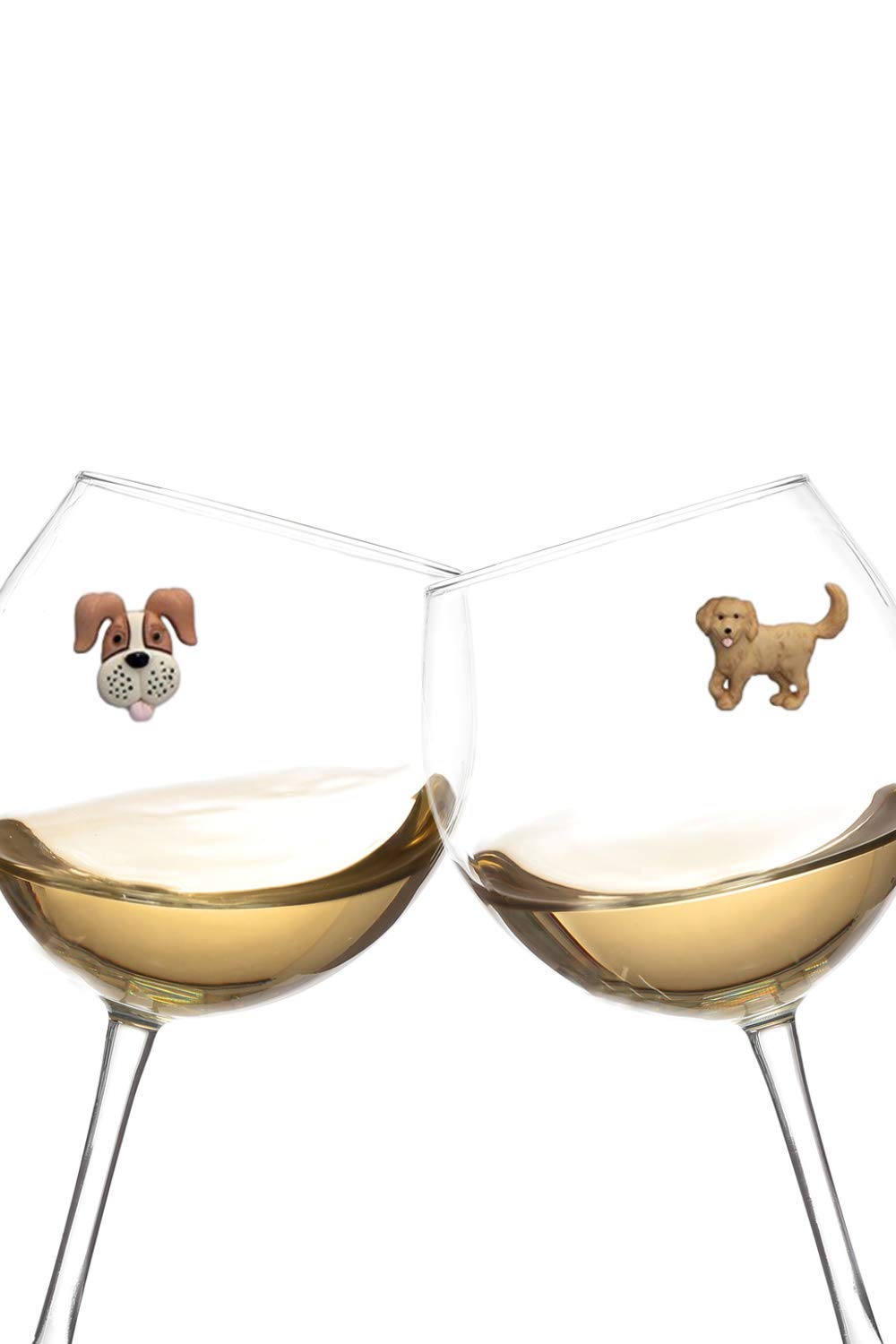 Simply Charmed imanes para vasos con Labrador, ideal para cenas y fiestas.