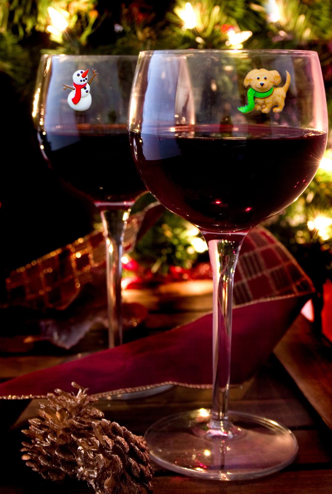 Simply Charmed marcador-magnetico-vino: identifica copas fácilmente en fiestas