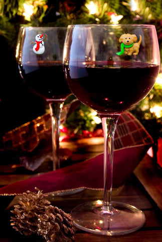 Simply Charmed marcador-magnetico-vino: identifica copas fácilmente en fiestas