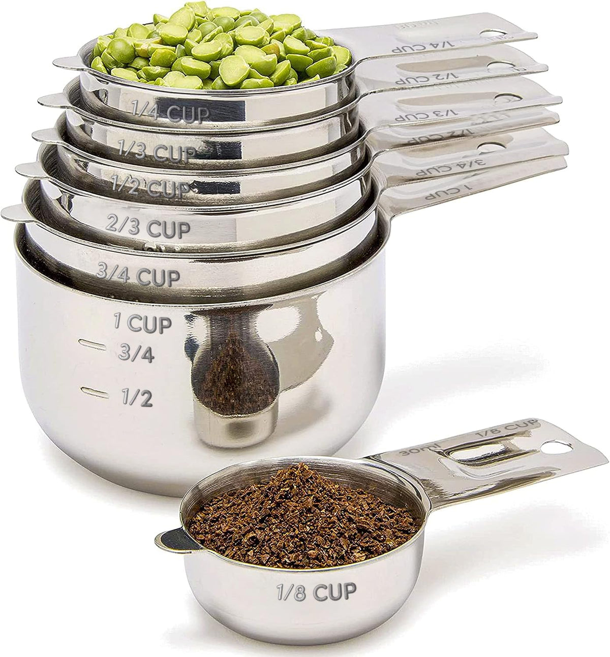 Simply Gourmet, juego de tazas medidoras de 7 piezas, precisión para hornear y cocinar.