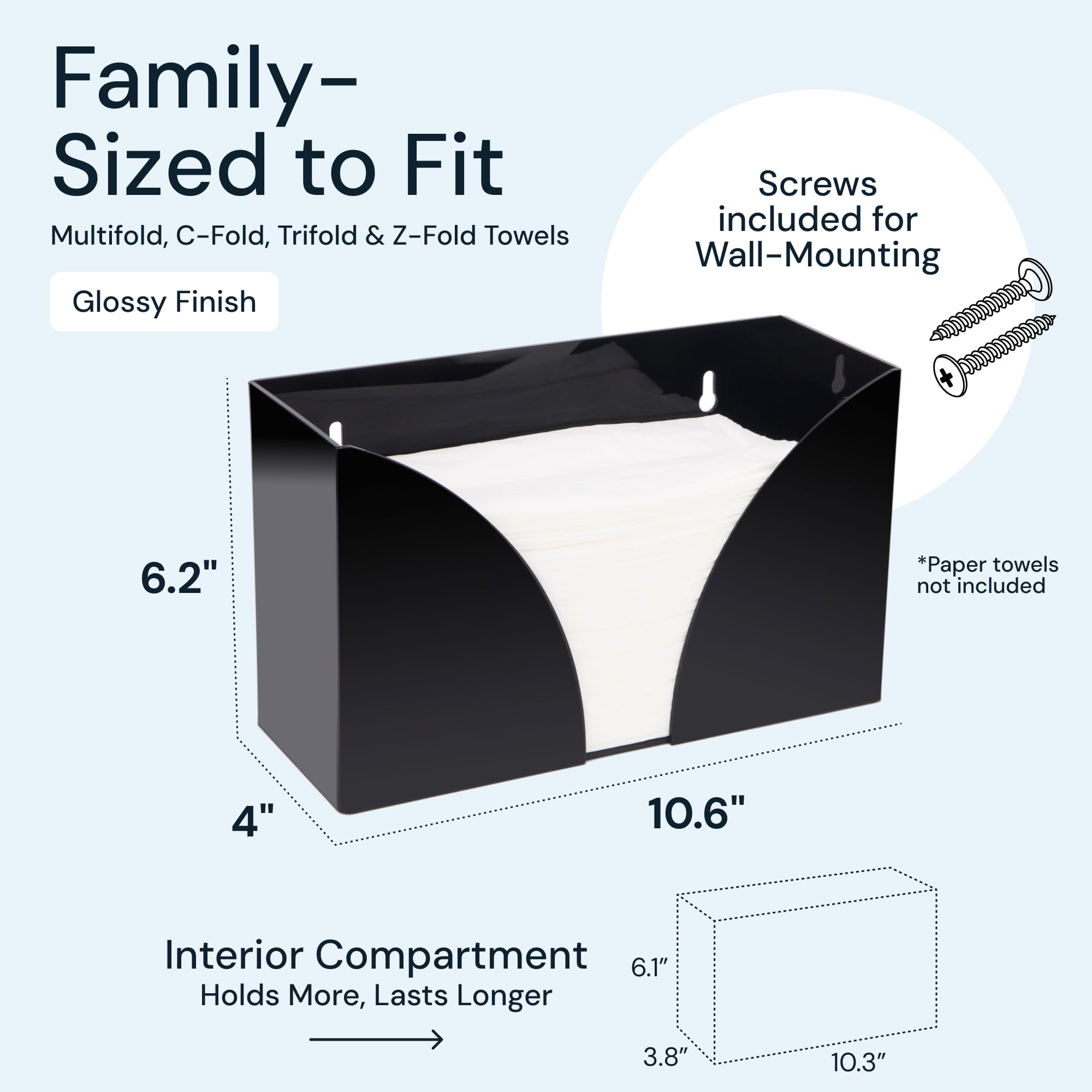 SimplyImagine cubierta-caja-pañuelos acrilico con diseño elegante para bano