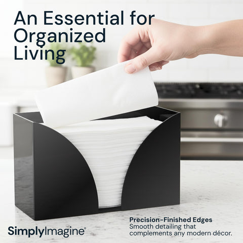 SimplyImagine organizador-napkins compacto acrilico ideal para encimeras