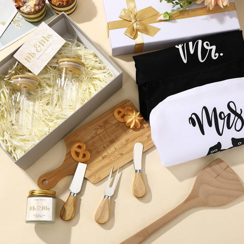 Singhoow caja regalo con rafia y tarjeta