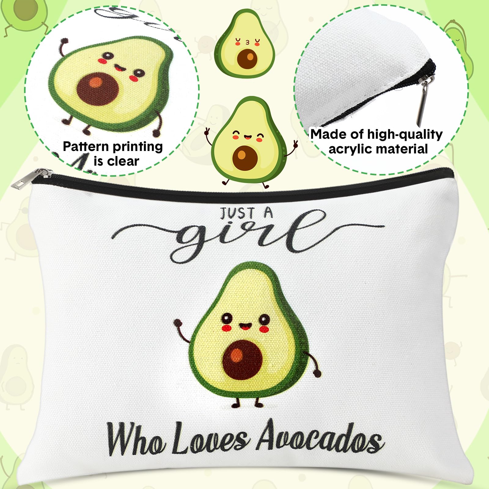 Singhoow tarjeta de saludo de aguacate, detalle personal para regalo
