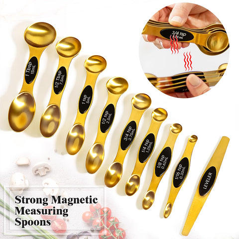 Sinnlicht medidas grabadas: tazas y cucharas con marcajes legibles.