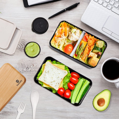 Sinnsally Bento Box segura para lavavajillas y limpieza fácil después de usos.