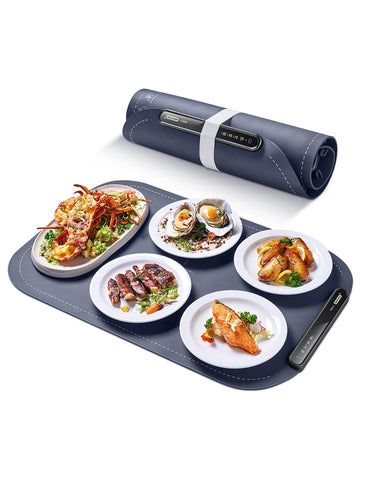 SINOPUREN Alfombrilla calentadora de alimentos con calentamiento rápido y uniforme para tus platos.