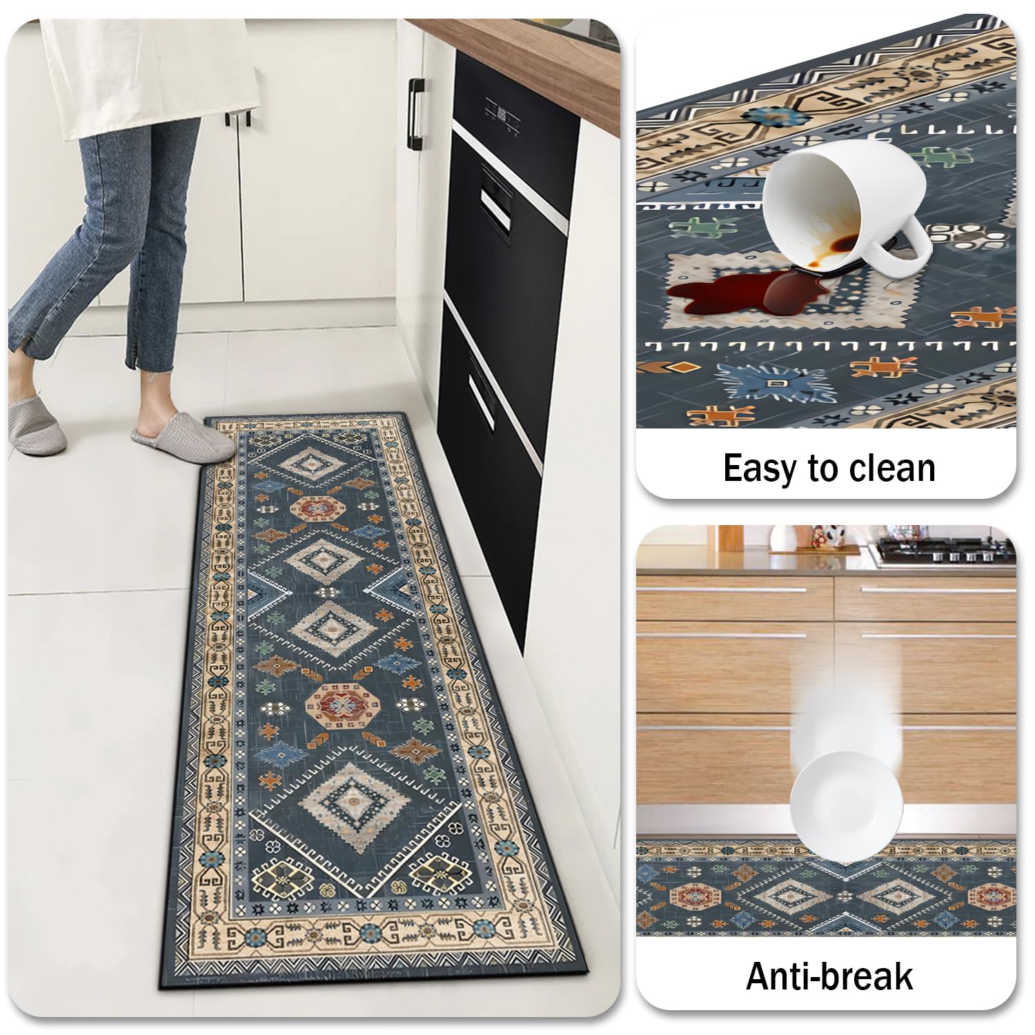 SIPIHA alfombra-hogar versatil para entradas y cocinas
