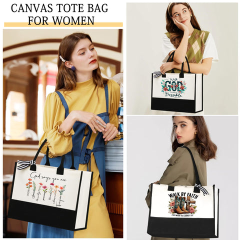 SiplyHaven bolsa cosmética cristiana diseno biblia: organiza tus esenciales con estilo.