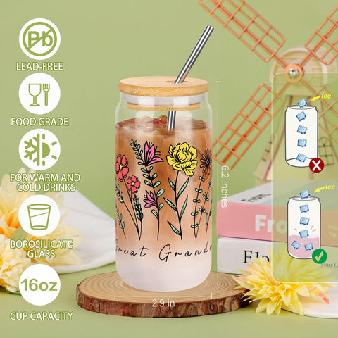 Pieza acrílica decorativa con diseño floral