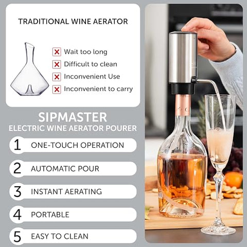 SipMaster cortador de cápsulas retirando la lámina de aluminio con precisión.