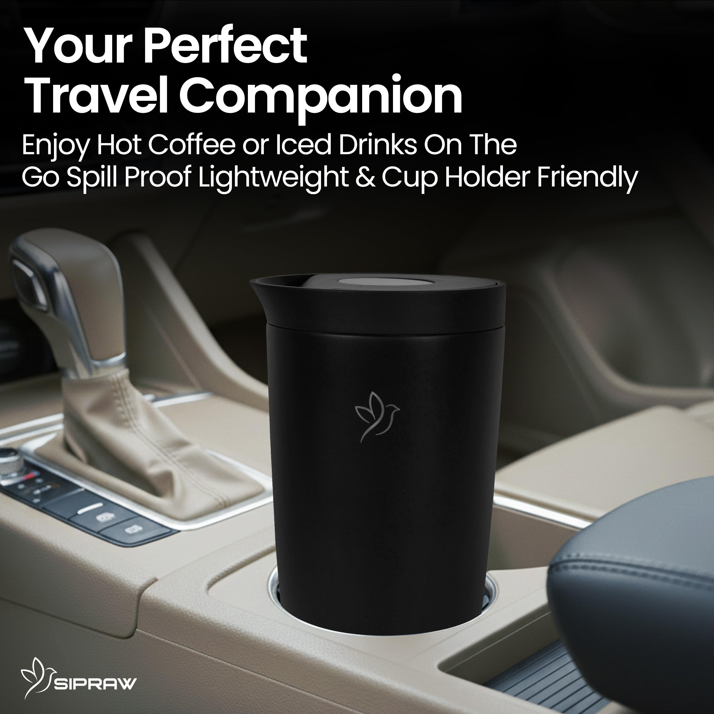Sipraw regalo práctico para amantes del café y la vida al aire libre.