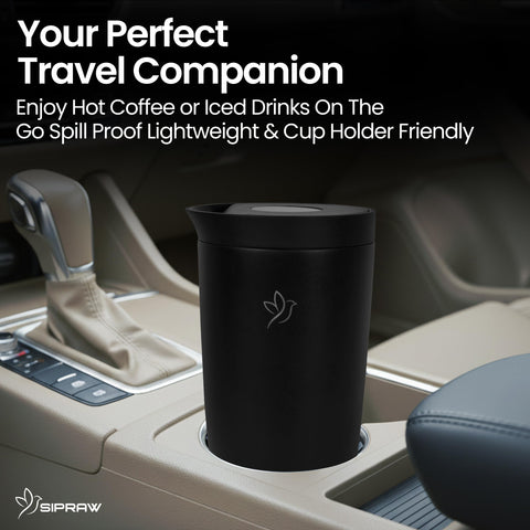 Sipraw regalo práctico para amantes del café y la vida al aire libre.