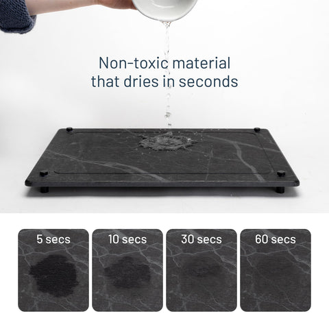 Siren Stone: Patas de acero inoxidable que estabilizan la superficie.