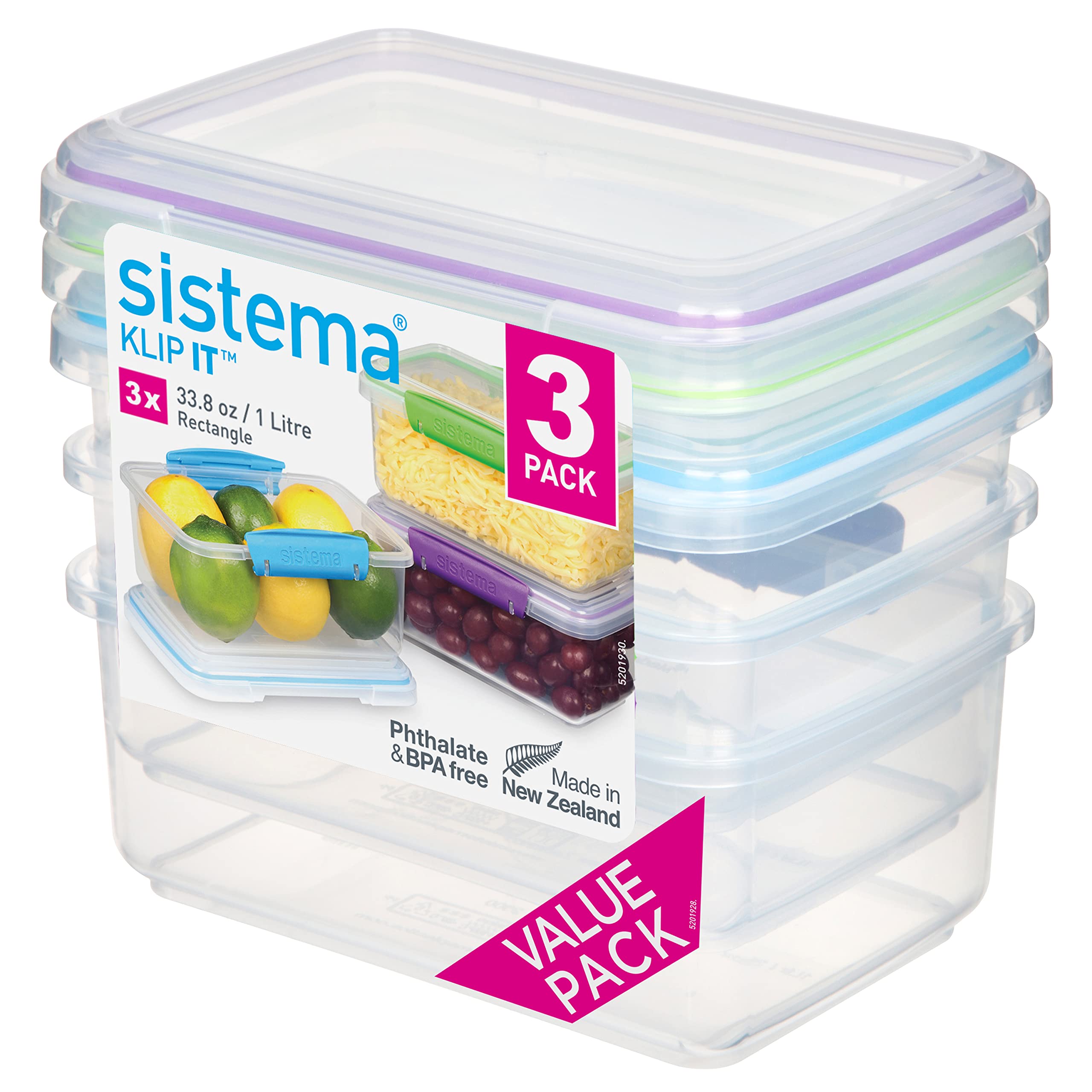 Sistema contenedores 1L conjunto para refrigerador y despensa.