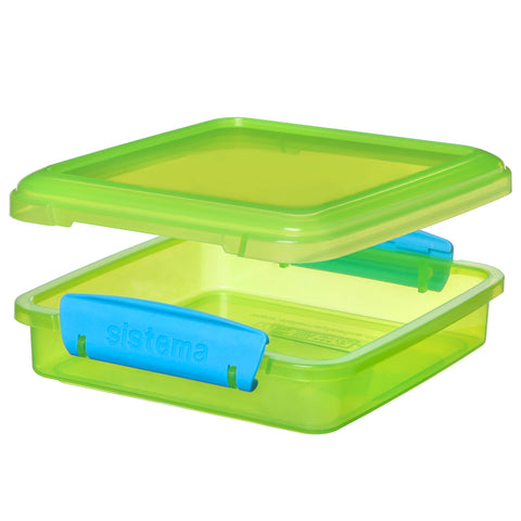 Sistema con capacidad de 0,4 litros por pieza para sándwiches abundantes.
