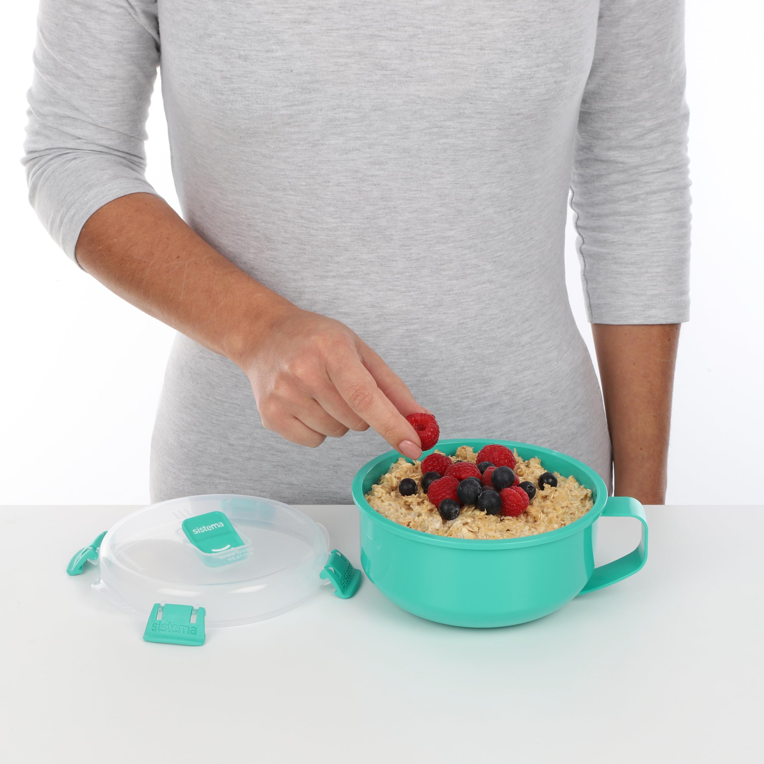 Desayunos rápidos Sistema, perfecto para preparar avena o crema de trigo.