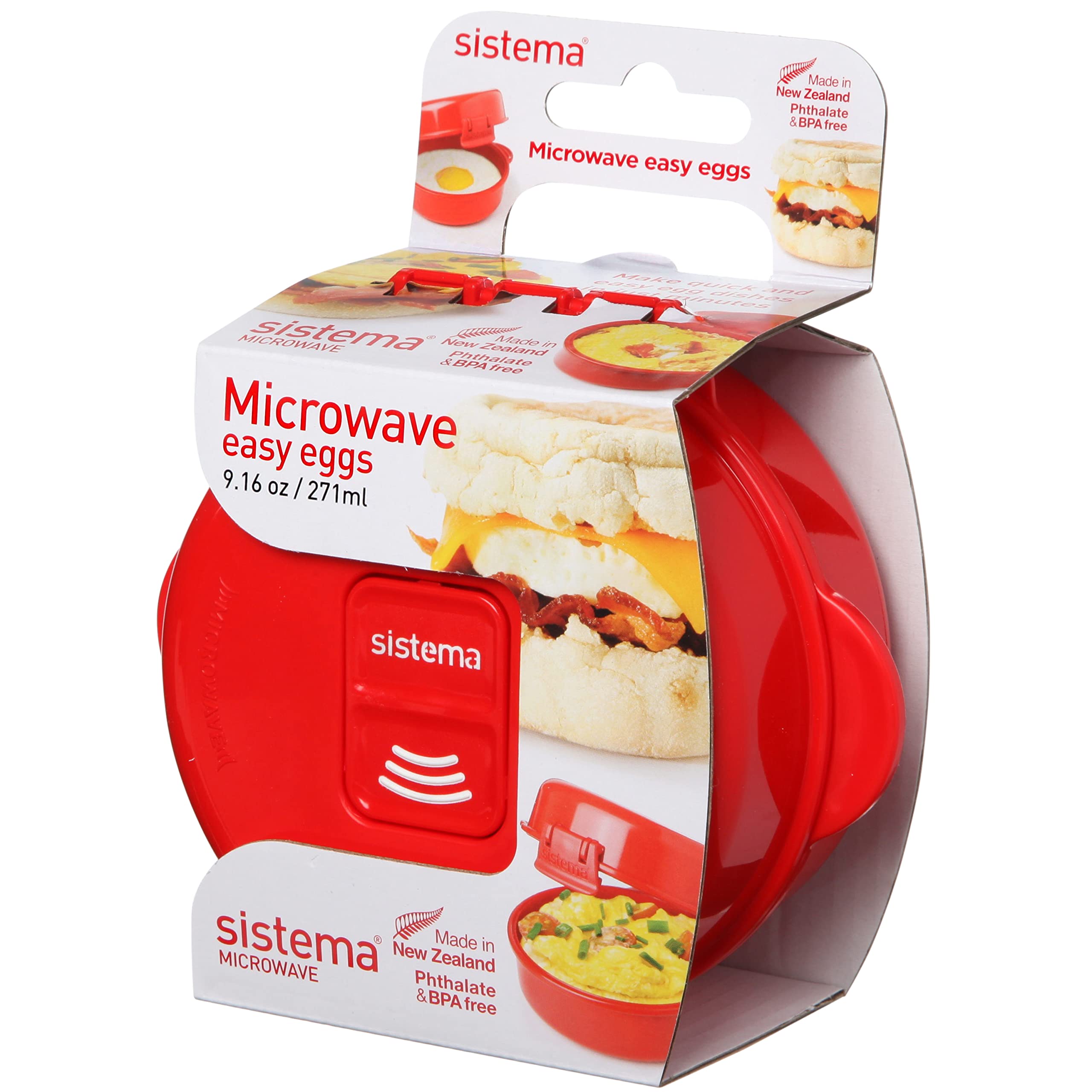 Sistema Huevos Fáciles cocedor de huevo para microondas 270 ml, cocina rápida y limpia