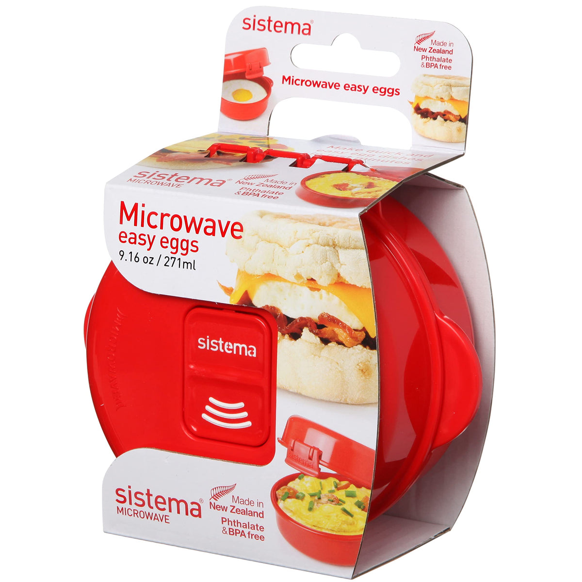 Sistema Huevos Fáciles cocedor de huevo para microondas 270 ml, cocina rápida y limpia