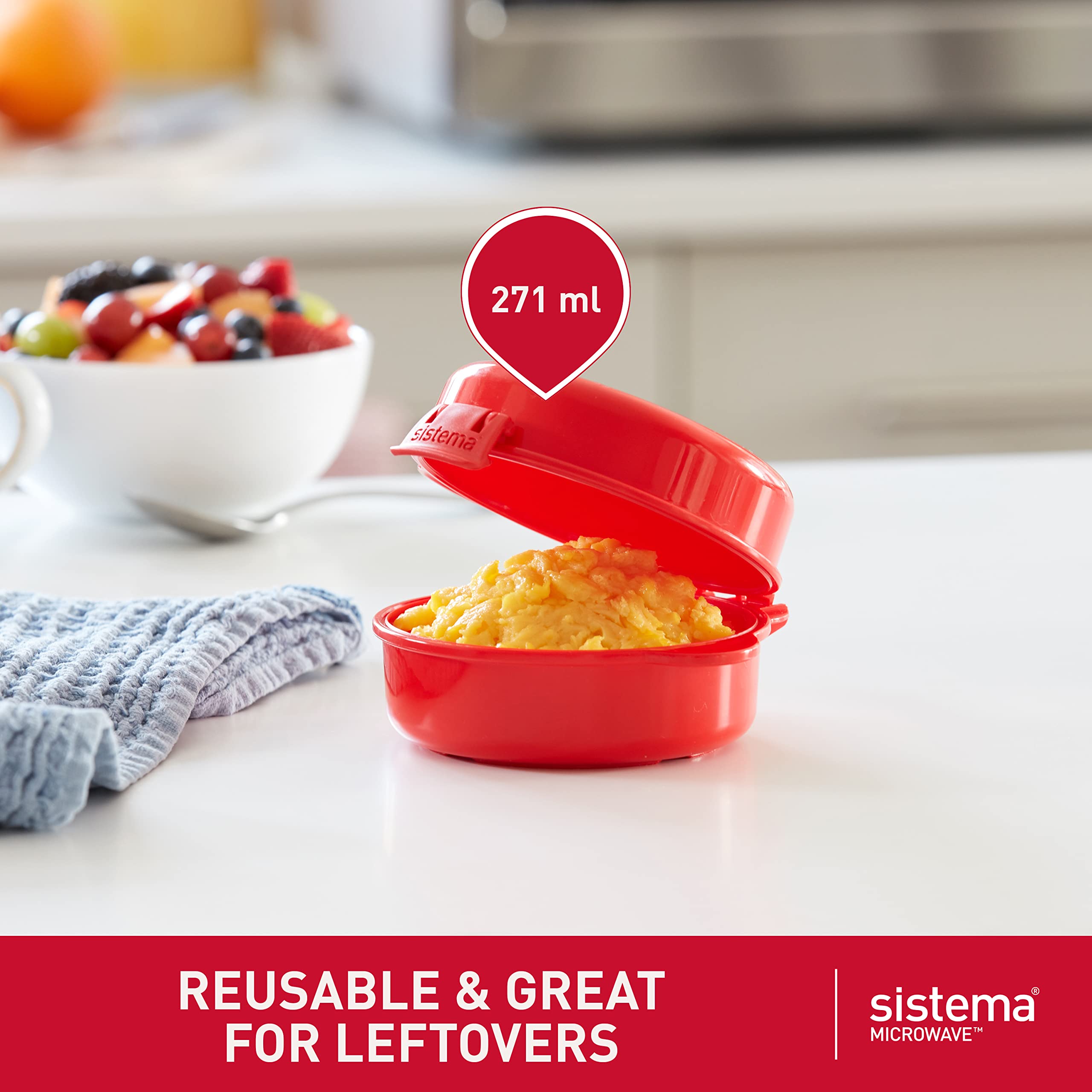 Sistema Huevos Fáciles lavado en lavavajillas superior para limpieza fácil