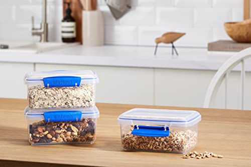 Sistema KLIP IT rectangular set de 3, almacenamiento versátil.