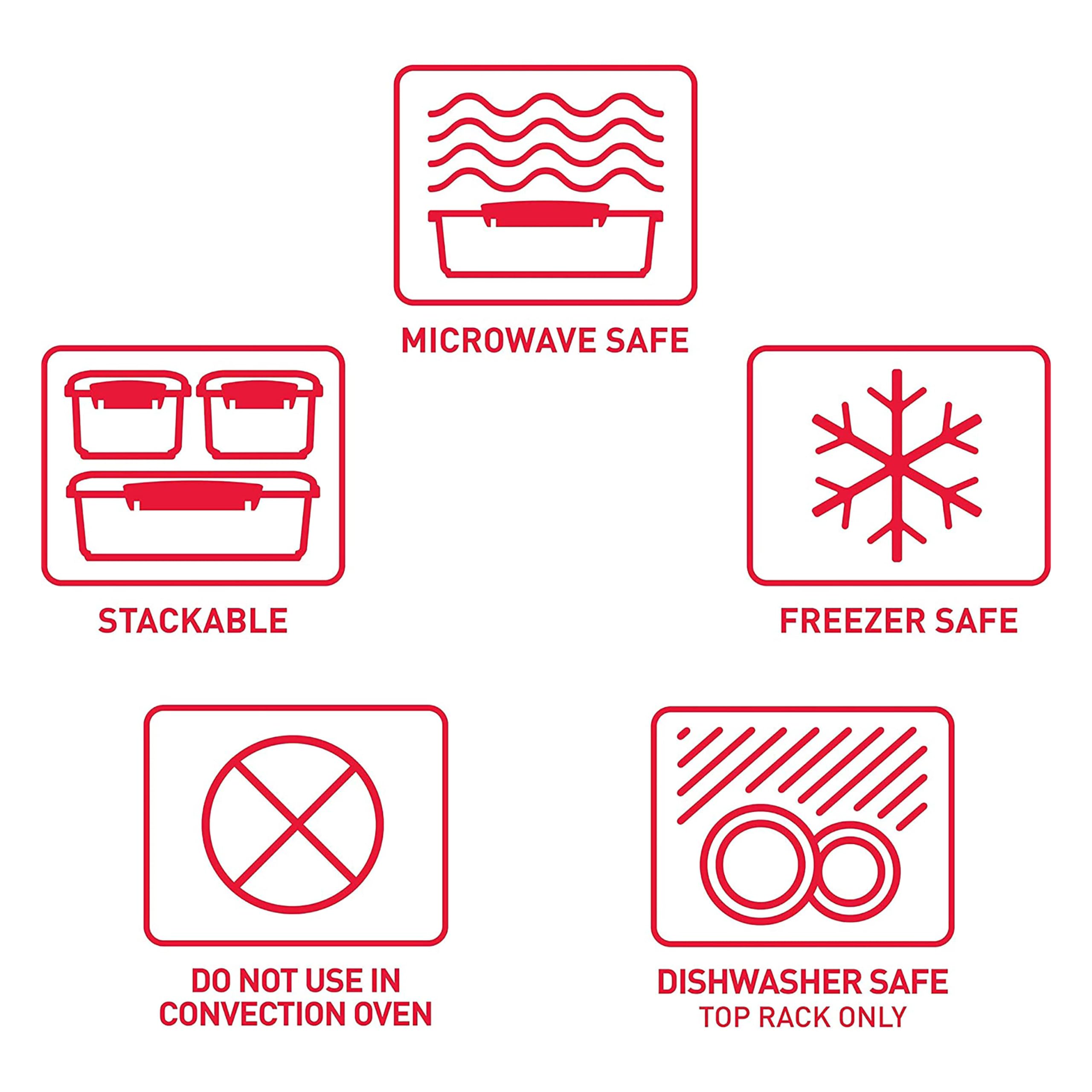 Compatible con refrigerador y congelador para almacenamiento seguro.