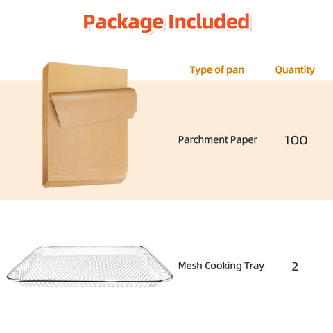 Bandeja de malla inox SIUDANGKA para cocción versátil en air fryer