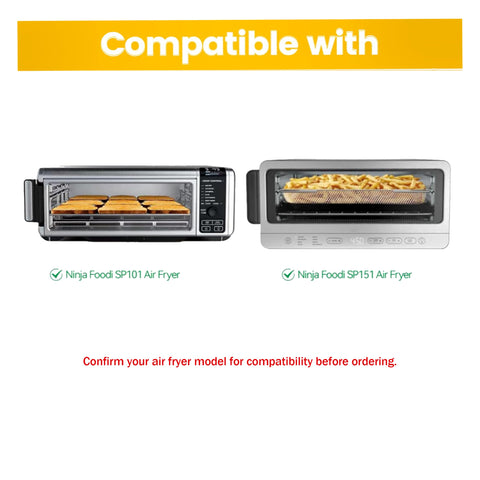 SIUDANGKA forros-horno reutilizables para Ninja Foodi, protección antiadherente y limpieza rápida